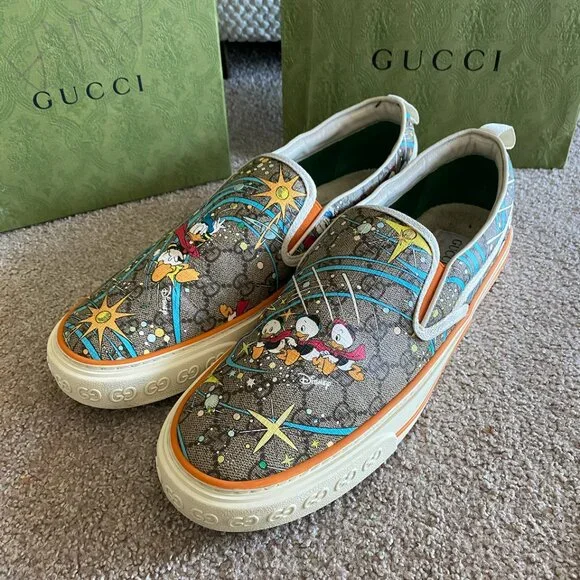 Gucci | Shoes | Gucci Donald Duck Gg Slipon Beige | Poshmark display picture 1